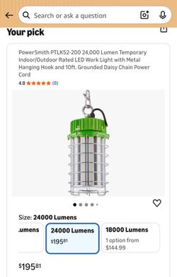 LED Work Light 24,000 lumen