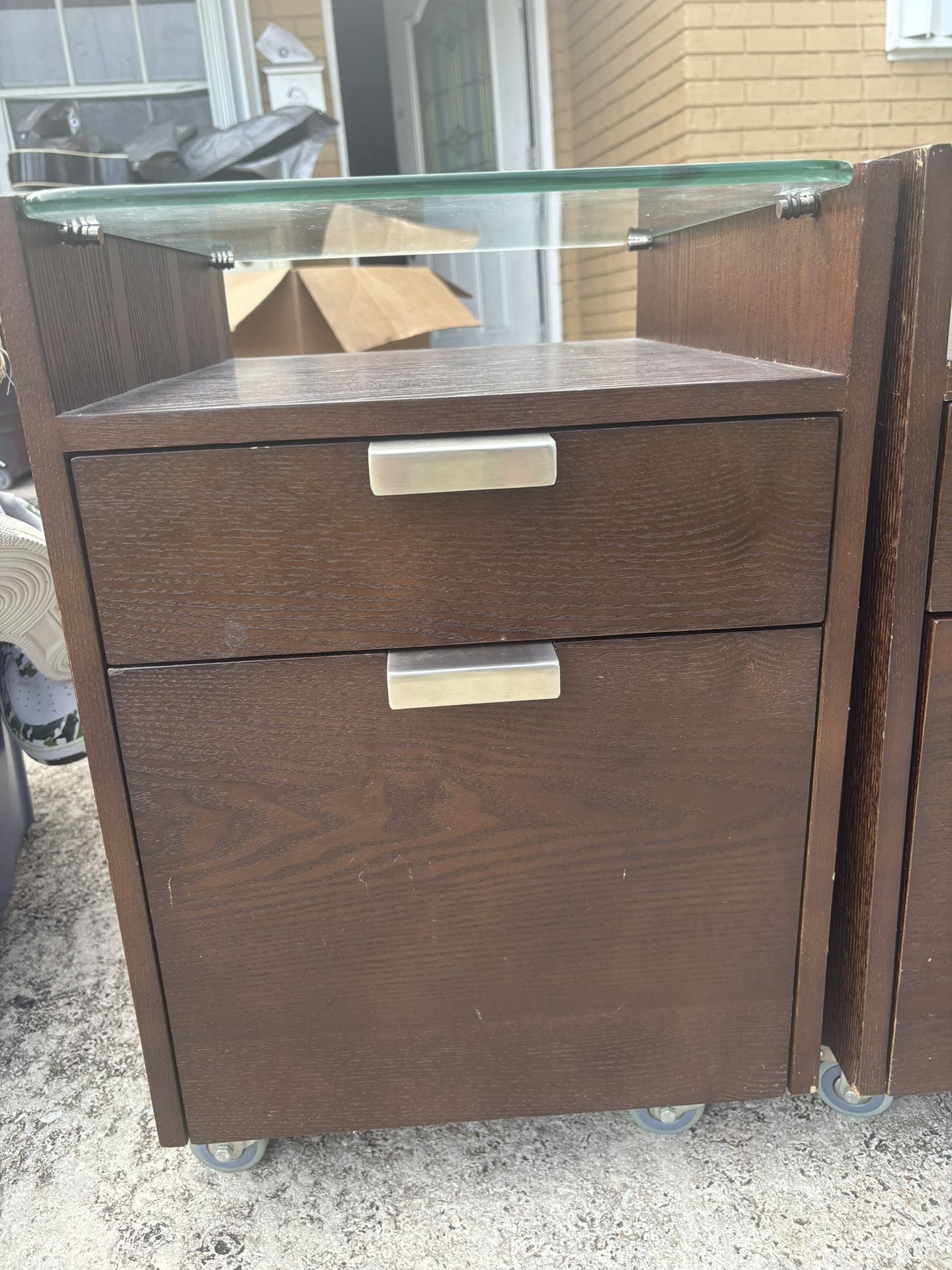 2 File cabinets On Wheels