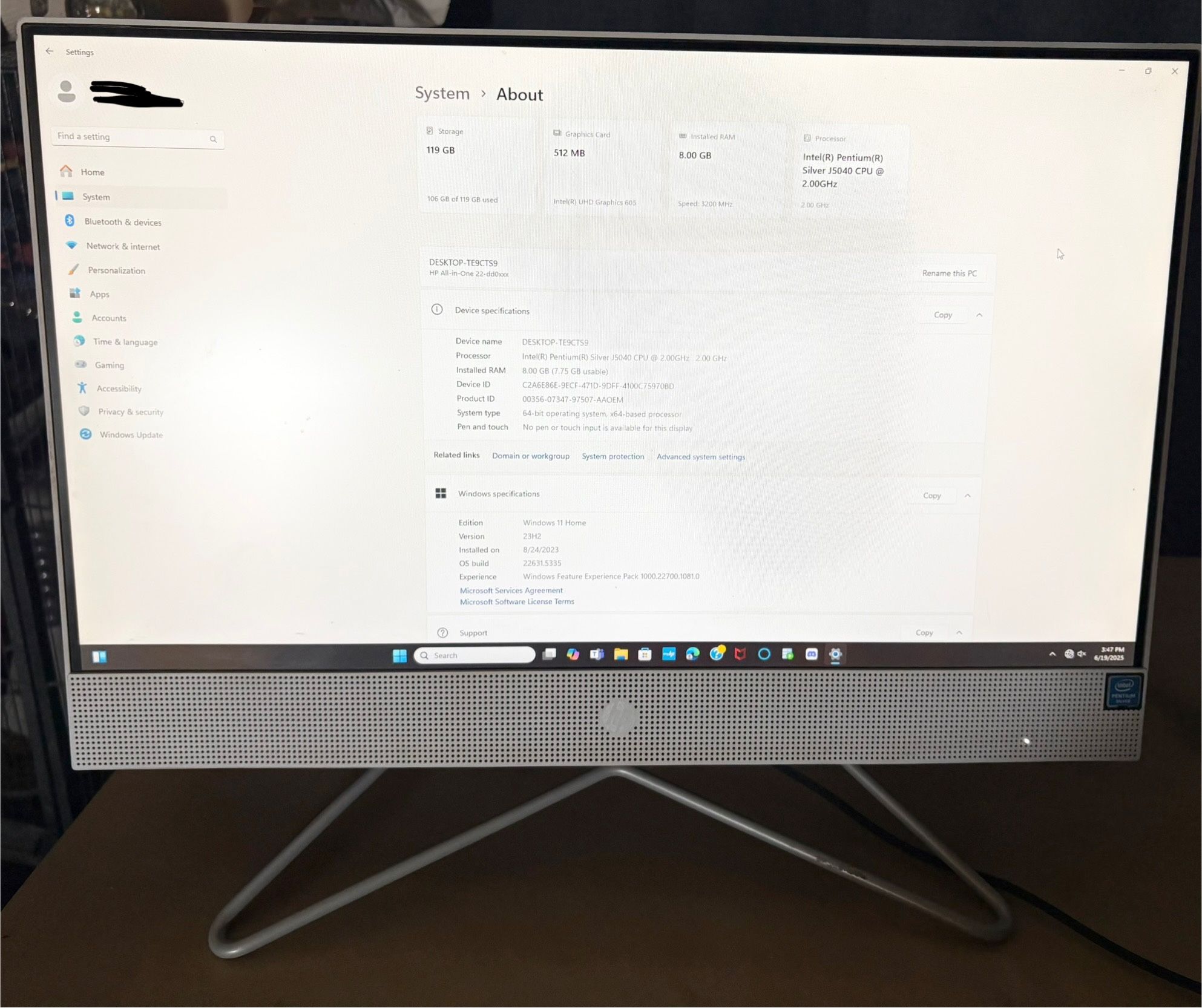 Hp All In One Desktop Pc
