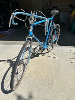Blue Vintage Schwinn Varsity Bike