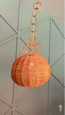 Boho hanging lamp