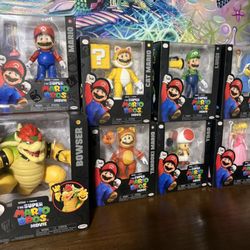 Super Mario Collectibles + Free Pokemon (BIG Lot Of 19)