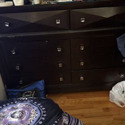 Dresser And Matching Side Table