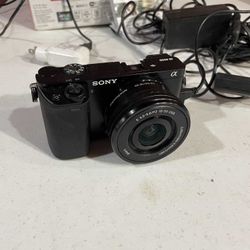 $300 Sony A6000 Digital Camera w Lens, Memory Card, & External Power Supply EXCELLENT