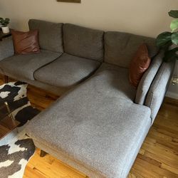 Grey sectional