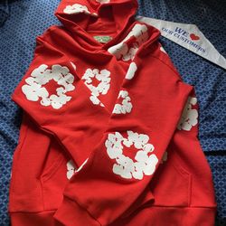 Denim Tears Red Hoodie