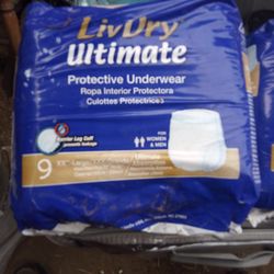 L I V D R Y Ultimate Protection Underwear For An Adult 3x Large My Last Four $10 Each For $30 For All Four Of Them