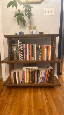 Wooden Bookshelf