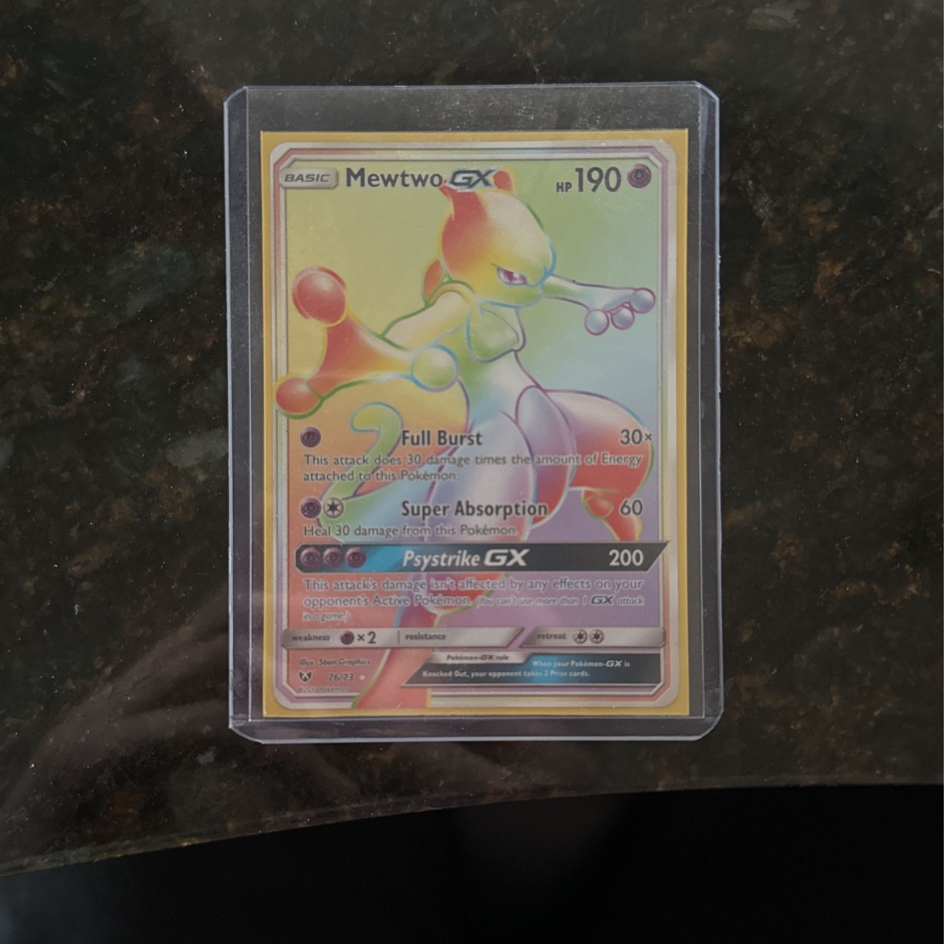 what was the most expensive pokemon card 2019 Pokemon Mewtwo & Mew GX 242/236 Secret Hyper Unified Minds main image 0