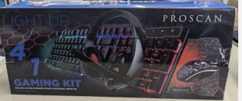 Proscan Pgks100 4-in-1 Light-Up Gaming Set