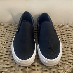 Vans Black Slip On’s Men Size 5 Women’s Size 7