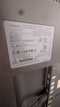 Samsung 60" 4K UHD Smart TV UN60KU630D