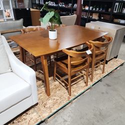 Dining Set - 5 Piece Solid Wood