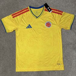 Adidas Colombia National Soccer Team home Jersey