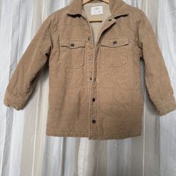 ZARA- Boys Corduroy w Sherpa Lining Jacket Size 8