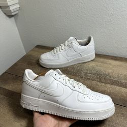 Nike Air Force 1 '07 Fresh White' Men's Size 12 Leather Sneakers DM0211-100