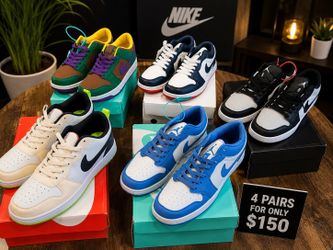 🔥🚀 Mega Sale - 4 pairs of shoes for $150🔥🔥