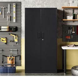 Metal Cabinet With Lock & Key