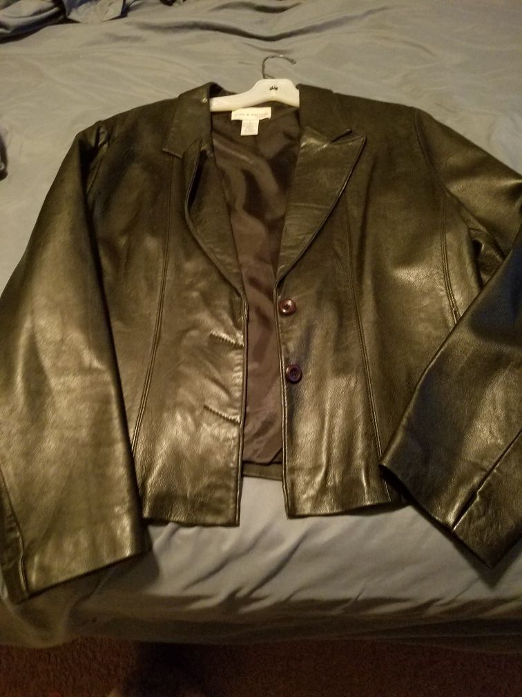 Leather jacket