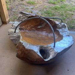 Teak Decor Bowl