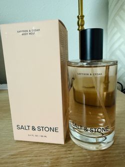 Salt and Stone saffron and cedar Body mist