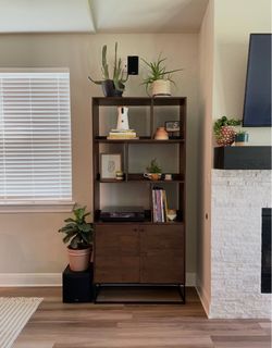 Pottery Barn Bradley Bookcase with Doors