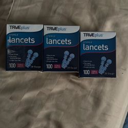 True plus Sterile Lancets 100 Each Box