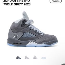Grey Jordan 5s