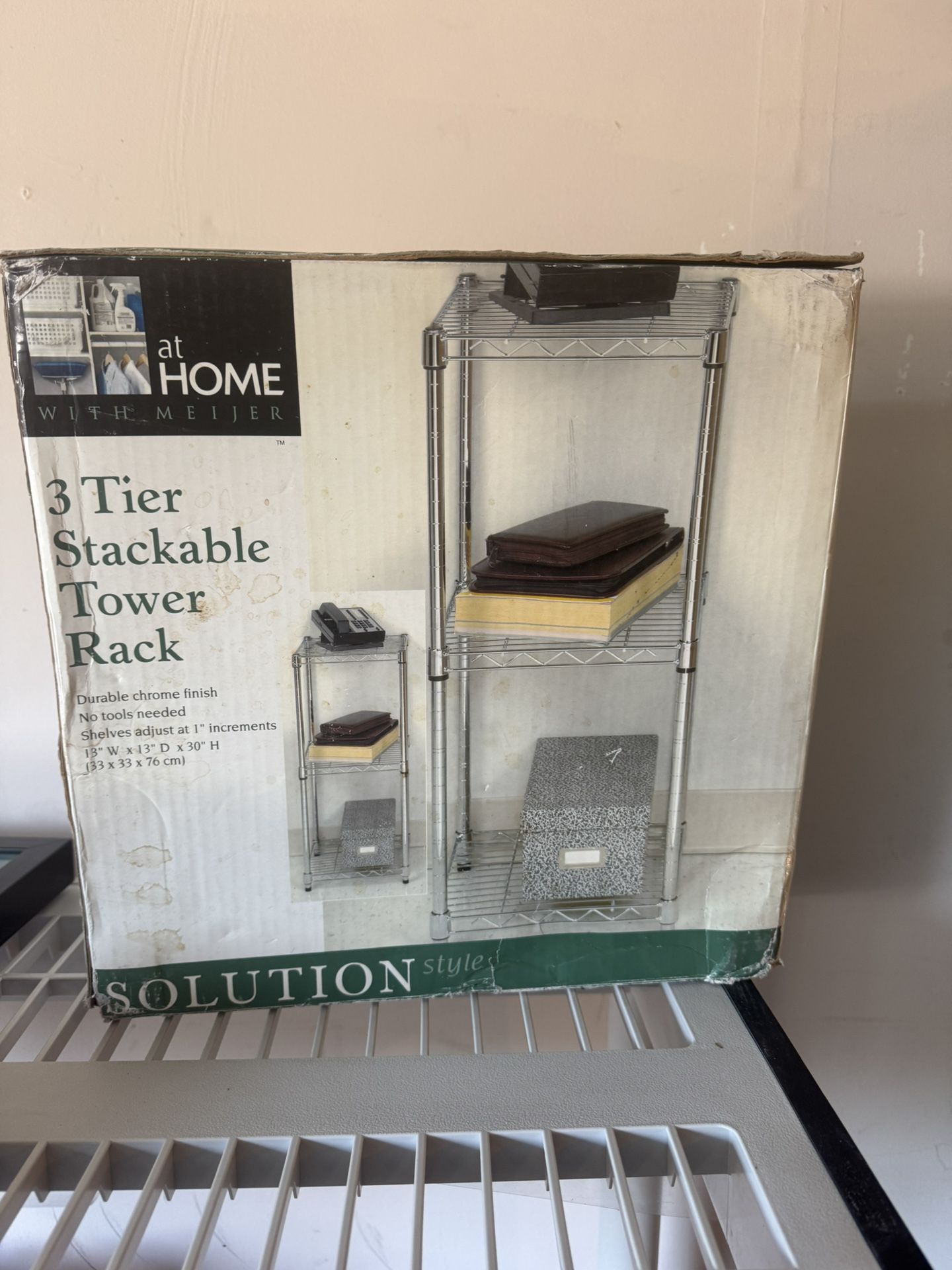 at HOME 3 Tier Stackable Tower Rack