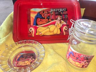 Rolling tray set