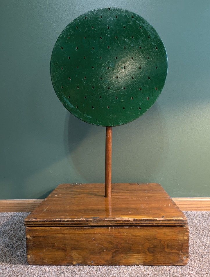 Vintage Handmade Wooden Lollipop Holder Stand