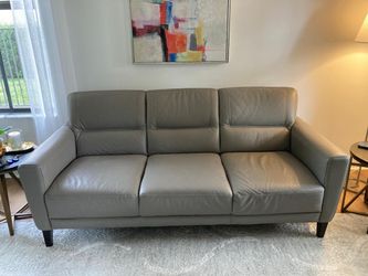 Leather sofa
