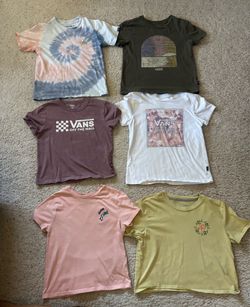 Vans and Volcom shirts-girls size 10/12