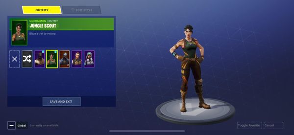 fortnite account xbox one rare jungle scout skin - fortnite jungle skin