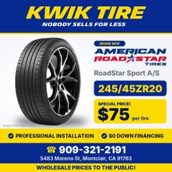 NEW 245/45ZR20 2454520 American RoadStar Sport A/S Tires – 30% OFF