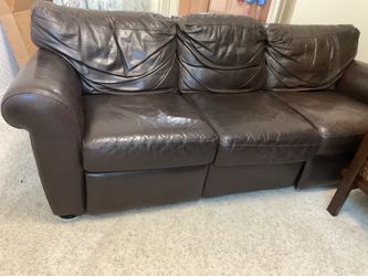 Leather  sofa  (only)  -  $200
