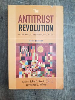 The Antitrust Revolution: Economics, Competition, and Policy (5th Edition)  - ISBN-13: 978-0195322972 ISBN-10: 0195322975