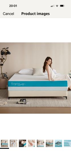 King size mattress in box