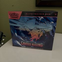 Pokemon cards chaos rising ETB sealed