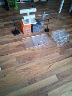 Jewelry Display Stands and Storage Organizer Lot