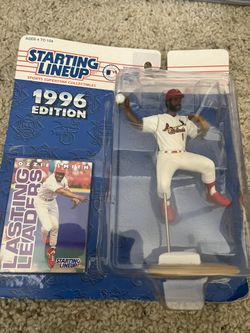Vintage 1996 Ozzie Smith Figure & A’s Baseball From 90s