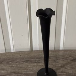 Nice Black Bud Vase 