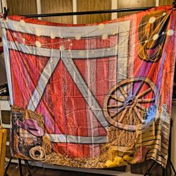 Cowgirl backdrop