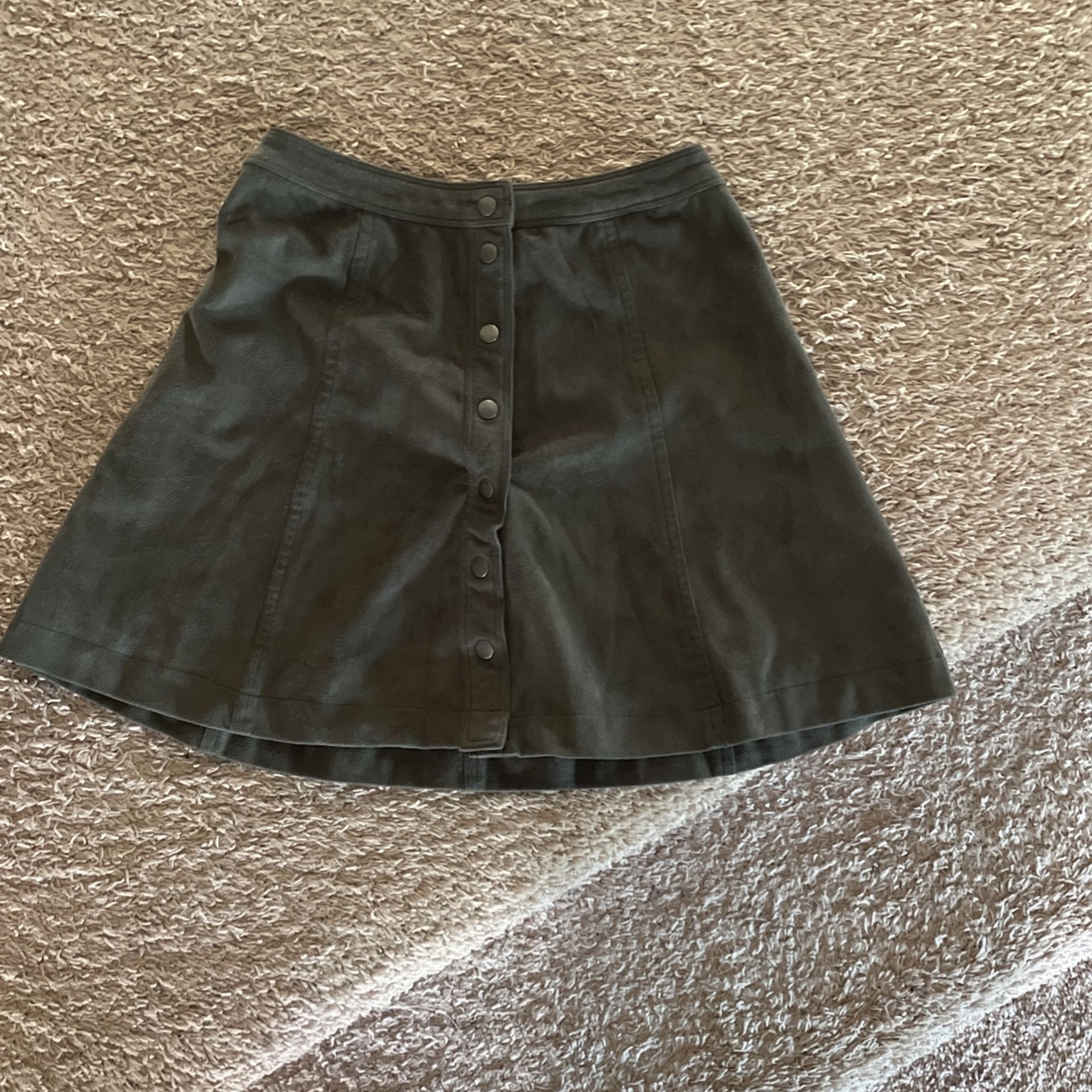 Abercrombie Suede Skirt Size 2