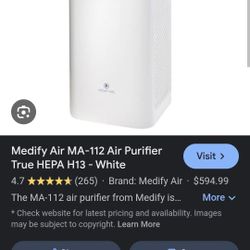 MEDIFY  Air MA 112 Air Purifier 