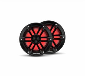 Rockford Fosgate M1 6.5” Color Optix Marine 2-Way Speakers (pair) -Black