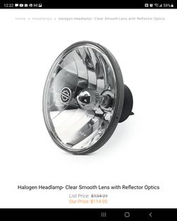 Haley Davidson Head Lamp