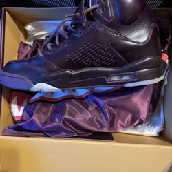 SIZE 12 ORIGINAL JORDAN Jordan Air Jordan 5 Retro Premium Bordeaux Leather Sneaker 881432-612 Men 2017