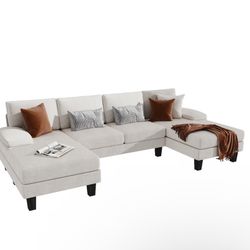 Used White Sofa