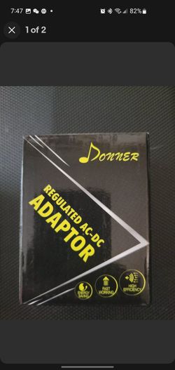 Donner 9v Regulated AC-DC Pedal Power Supply Adaptor